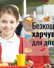 Безкоштовним харчуванням забезпечуватимуть учнів, які мають статус внутрішньо переміщеної особи