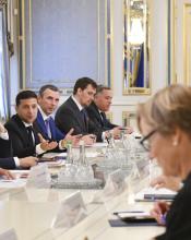 Президент України зустрівся з послами країн «Великої сімки» та главами представництв Європейського Союзу й НАТО