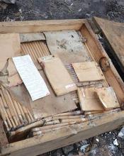 Знайдено невідому речовину у житловому районі Ірпеня Знайдено невідому речовину у житловому районі Ірпеня