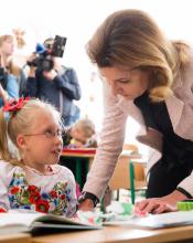 Марина Порошенко презентувала у Бучі перший на Київщині проект з інклюзивної освіти Марина Порошенко презентувала у Бучі перший на Київщині проект з інклюзивної освіти