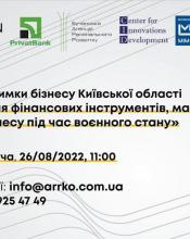 Актуальні можливості для представників бізнесу Київської області Актуальні можливості для представників бізнесу Київської області