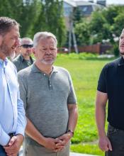 До Бучі завітав Віцепрем’єр-міністр і Міністр фінансів Республіки Словенія Клемен Боштянчіч