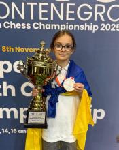 Бучанська шахістка Дарʼя Кравчук стала чемпіонкою Європи серед дівчат до 10 років Бучанська шахістка Дарʼя Кравчук стала чемпіонкою Європи серед дівчат до 10 років