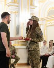 Захисницю з Бучі Валерію Гордієнко нагороджено орденом «За мужність»  ІІІ ступеня