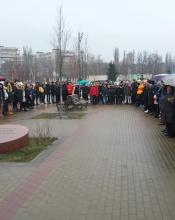 У Бучі вшанували Героїв Небесної Сотні