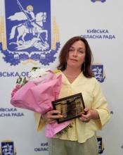 Педагогиня з Бучі отримала Київську обласну премію за внесок у розвиток культури та мистецтва