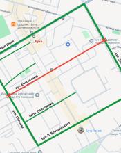 Нагадуємо про тимчасові зміни в організації дорожнього руху.