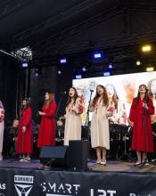 До Дня Незалежності України гаврилівський вокальний ансамбль «Калиновий цвіт» представив нашу державу на міжнародному фестивалі «Колонада ратуші» у Вільнюсі