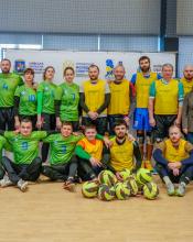 У Бучі відбулося відкрите тренування та товариський матч із волейболу сидячи, що об’єднали ветеранів війни.