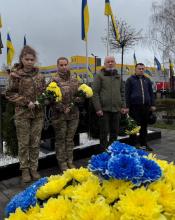 Військові Повітряних Сил вшанували пам'ять загиблих побратимів у Бучі