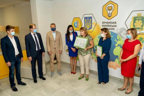 Бучанська Українська гімназія стала першим закладом освіти, що повністю відповідає стандарту «Зелений клас»