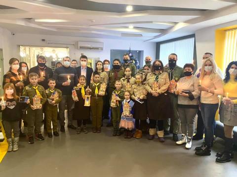 Вогонь Миру, Надії і Любові вже у Бучі