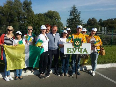 Бучанська громада зустрічала Міжнародний веломарофон "Київська сотка" Бучанська громада зустрічала Міжнародний веломарофон "Київська сотка"