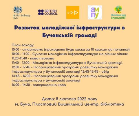 "Розвиток молодіжної інфраструктури в Бучанській громаді"