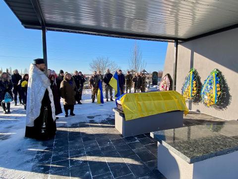 У Бучі попрощалися з 29-річним Героєм Олександром Боднарем  У Бучі попрощалися з 29-річним Героєм Олександром Боднарем