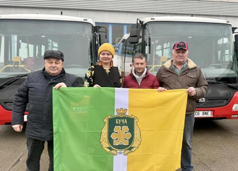 Два чеські автобуси SOR BN 8.5 отримало КП «Бучатранссервіс» від партнерів із Праги Два чеські автобуси SOR BN 8.5 отримало КП «Бучатранссервіс» від партнерів із Праги