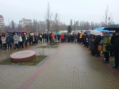 У Бучі вшанували Героїв Небесної Сотні