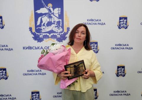Педагогиня з Бучі отримала Київську обласну премію за внесок у розвиток культури та мистецтва Педагогиня з Бучі отримала Київську обласну премію за внесок у розвиток культури та мистецтва