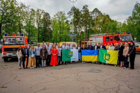 До Бучі прибула делегація з німецького міста-партнера Бергіш-Гладбах на чолі з мером Франком Штайном До Бучі прибула делегація з німецького міста-партнера Бергіш-Гладбах на чолі з мером Франком Штайном