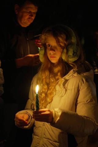 Вифлеємський Вогонь Миру у Бучі – символ віри, надії та єдності, який щороку напередодні Різдва долає тисячі кілометрів від Вифлеєма. Вифлеємський Вогонь Миру у Бучі – символ віри, надії та єдності, який щороку напередодні Різдва долає тисячі кілометрів від Вифлеєма.