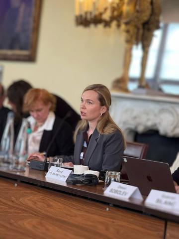 Економічне відновлення України: заступниця Бучанського міського голови Аліна Саранюк представила інтереси місцевого самоврядування на міжнародній конференції
