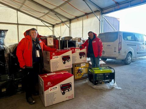 Енергетична стійкість: Бучанська громада отримала потужні генератори від фонду PCPM «Польський центр міжнародної допомоги». Енергетична стійкість: Бучанська громада отримала потужні генератори від фонду PCPM «Польський центр міжнародної допомоги».