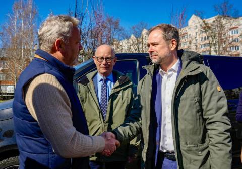 До Бучі завітав міністр фінансів Данії Ніколай Ваммен