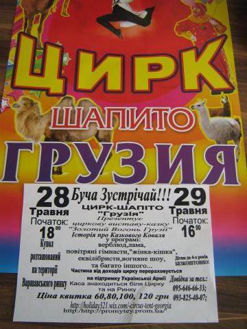 Запрошує цирк Грузії