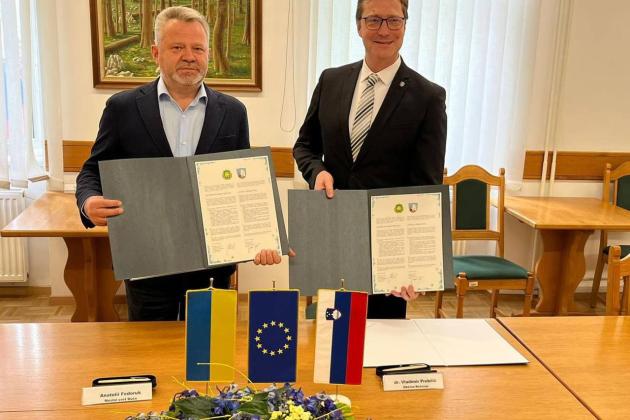 Підписано офіційну угоду про побратимство зі словенським містом Кочевʼє