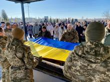 У Бучі попрощалися з 29-річним Героєм Олександром Боднарем  У Бучі попрощалися з 29-річним Героєм Олександром Боднарем